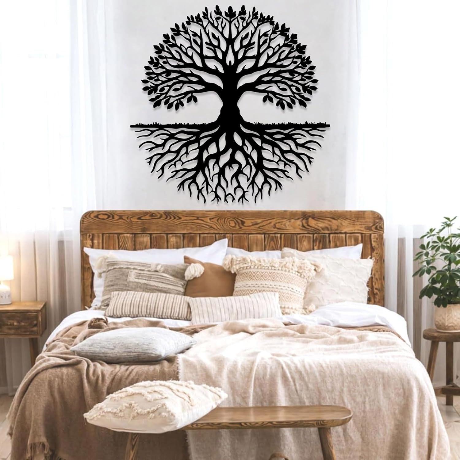 Rooted Harmony – Tree of Life Wall Art 24"INCH | Customizable