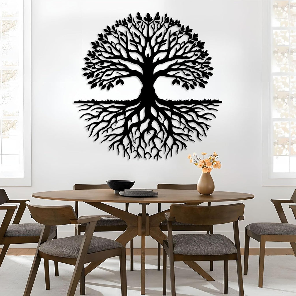 Rooted Harmony – Tree of Life Wall Art 24"INCH | Customizable