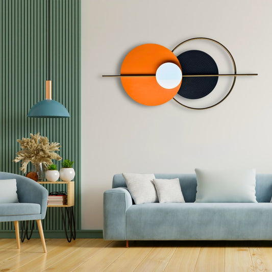 Geo Glow – Modern Abstract Wall Sculpture (36X18")INCH | Customizable