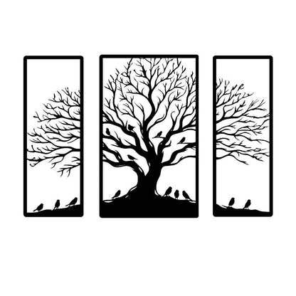 Roots & Wings – Designer Tree Wall Panel (12X30,18X30,12X30)"INCH | Customizable