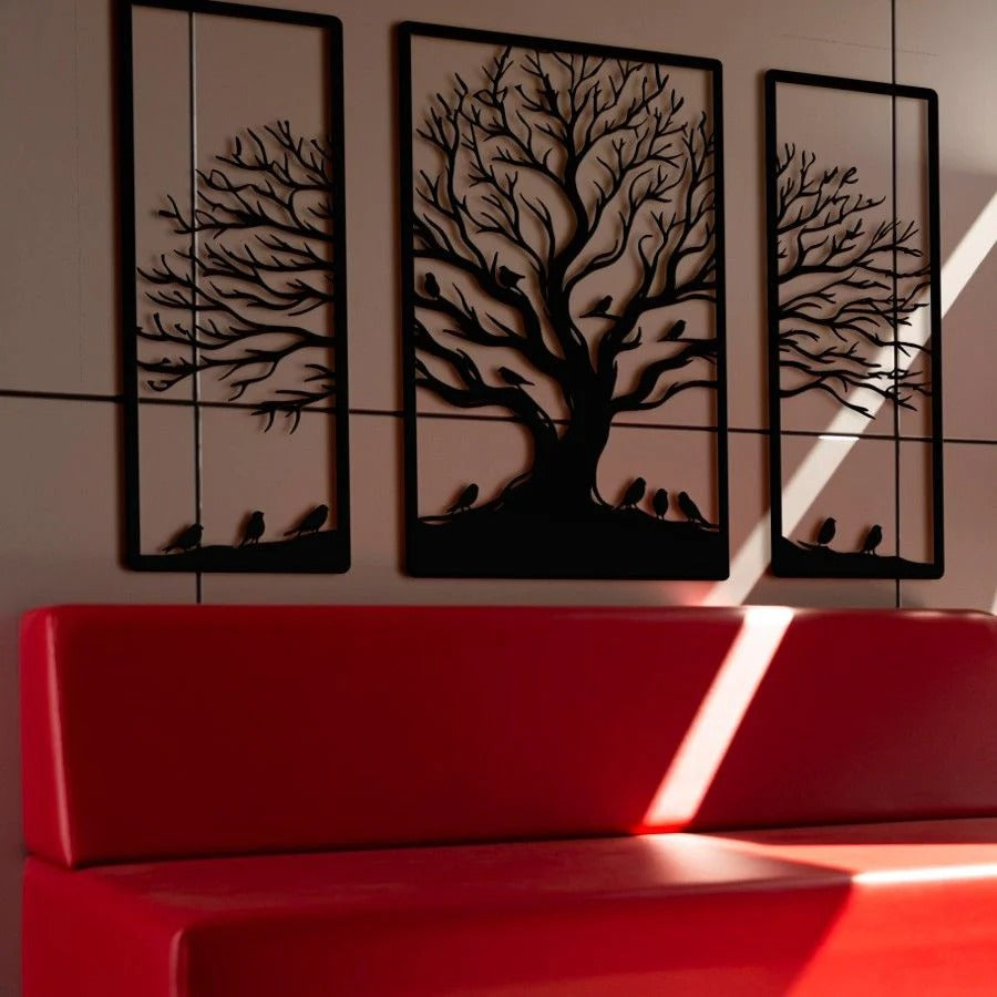 Roots & Wings – Designer Tree Wall Panel (12X30,18X30,12X30)"INCH | Customizable