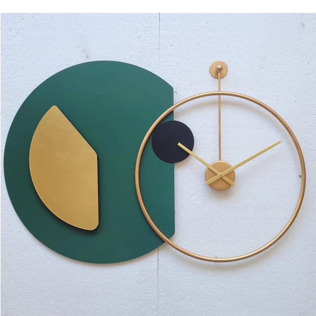 Luxe Clock – Luxury Geometric Clock (35X24)"INCH | Silent quartz| Customizable