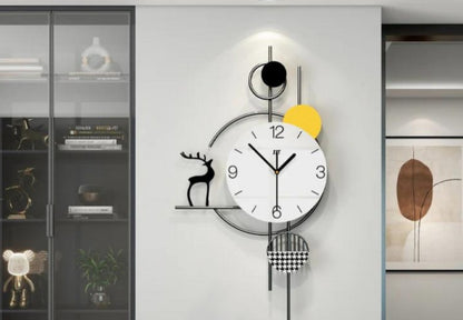 Urban Wild – Modern Wall Clock (24X36)"INCH | Silent quartz| Customizable