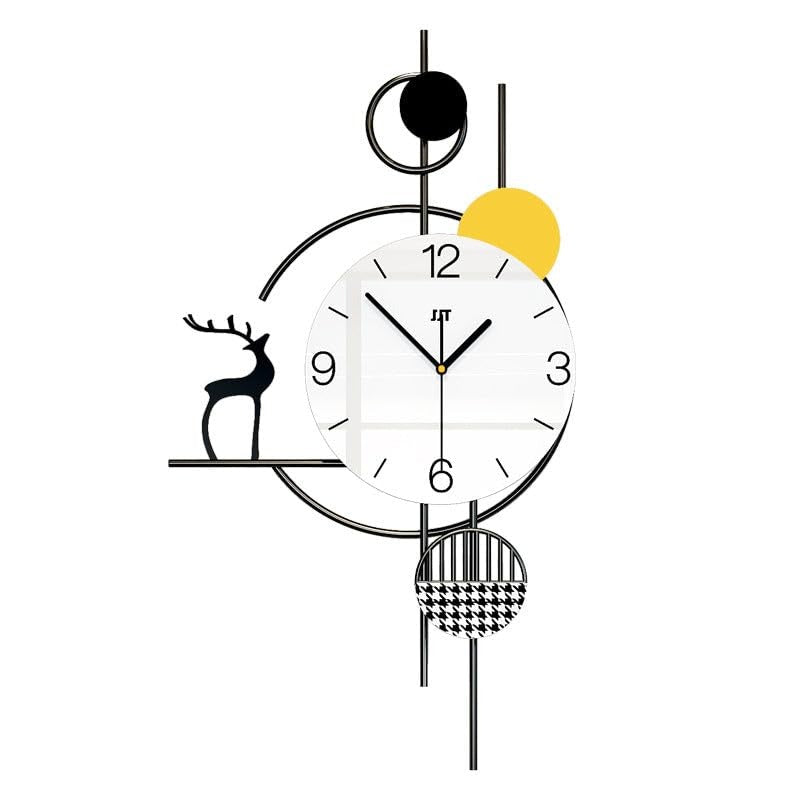 Urban Wild – Modern Wall Clock (24X36)"INCH | Silent quartz| Customizable
