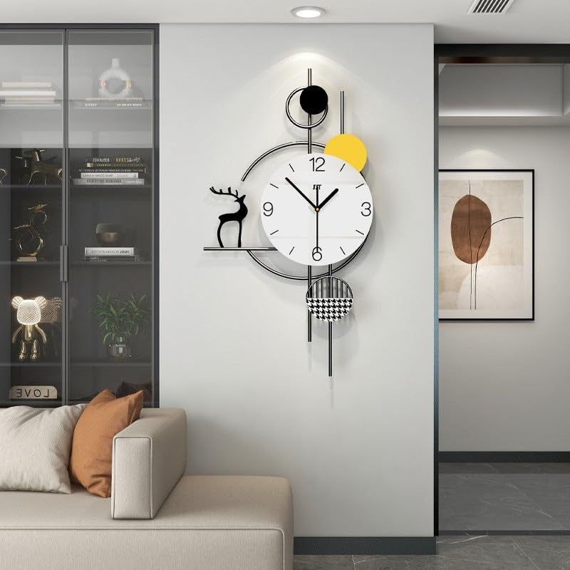 Urban Wild – Modern Wall Clock (24X36)"INCH | Silent quartz| Customizable