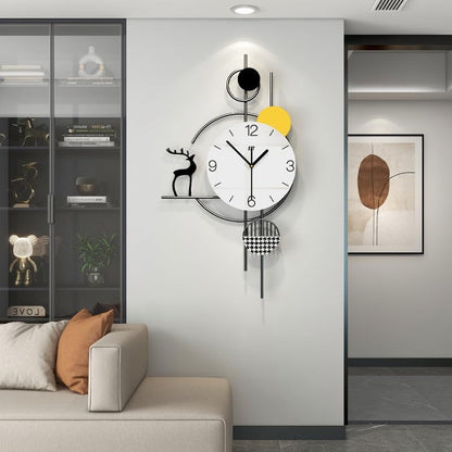 Urban Wild – Modern Wall Clock (24X36)"INCH | Silent quartz| Customizable