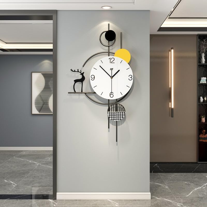 Urban Wild – Modern Wall Clock (24X36)"INCH | Silent quartz| Customizable