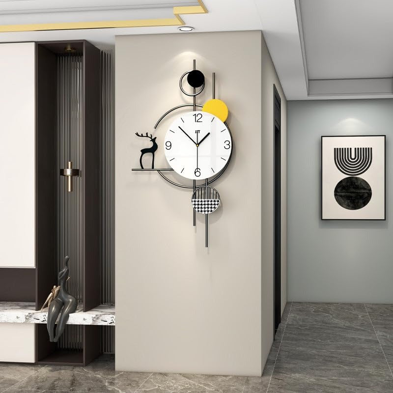 Urban Wild – Modern Wall Clock (24X36)"INCH | Silent quartz| Customizable