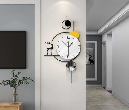 Urban Wild – Modern Wall Clock (24X36)"INCH | Silent quartz| Customizable