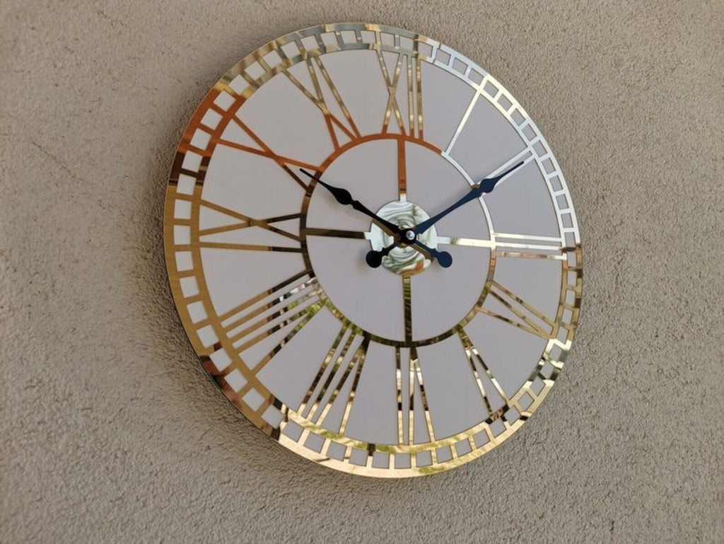 Royal Roman – Antique Style Clock (18",20"24") INCH| Silent quartz| Customizable