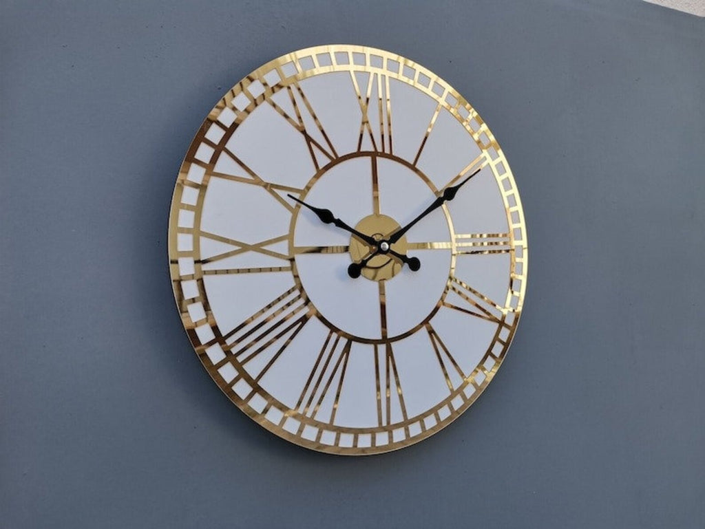 Royal Roman – Antique Style Clock (18",20"24") INCH| Silent quartz| Customizable