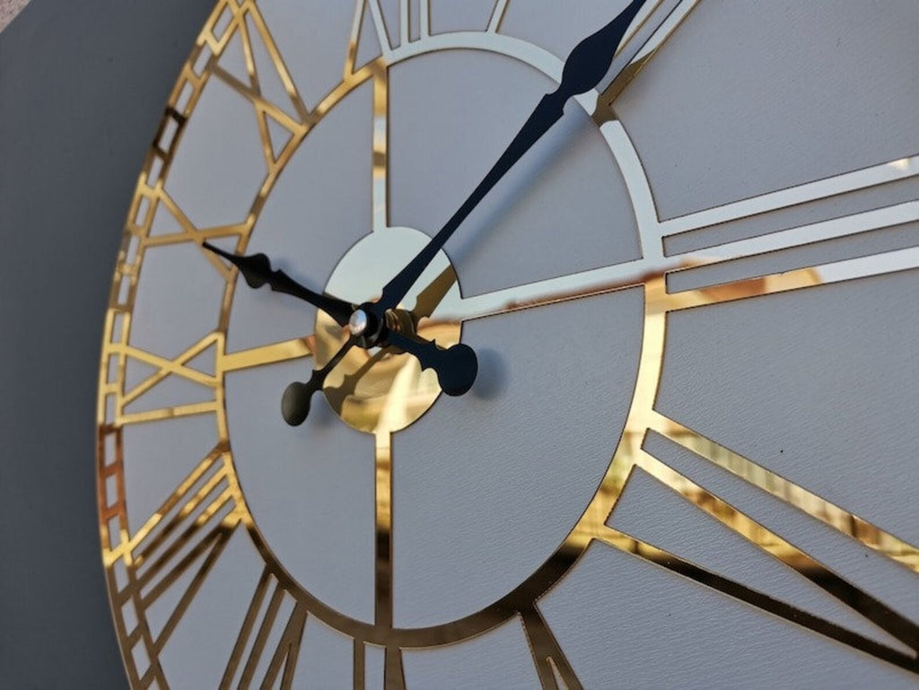 Royal Roman – Antique Style Clock (18",20"24") INCH| Silent quartz| Customizable