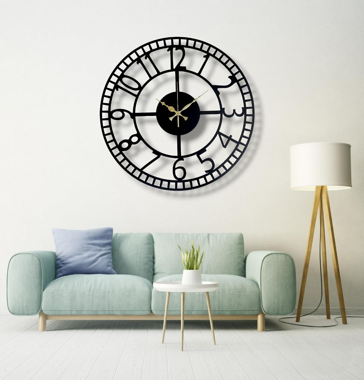 TickSmith – Openwork Wall Clock (18",20"24") INCH| Silent quartz| Customizable
