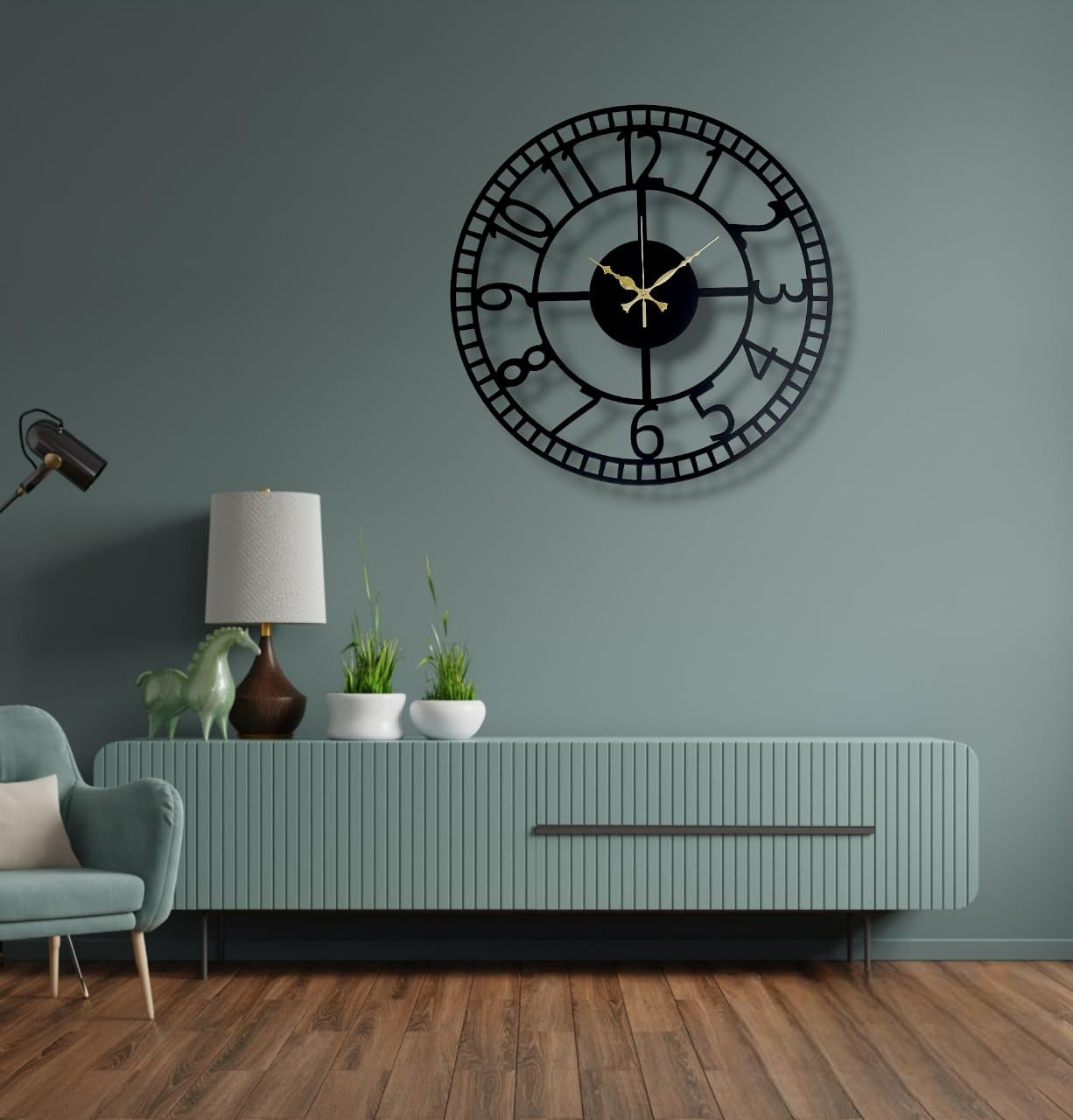 TickSmith – Openwork Wall Clock (18",20"24") INCH| Silent quartz| Customizable