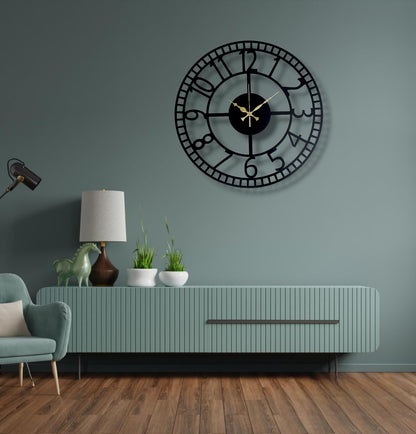TickSmith – Openwork Wall Clock (18",20"24") INCH| Silent quartz| Customizable