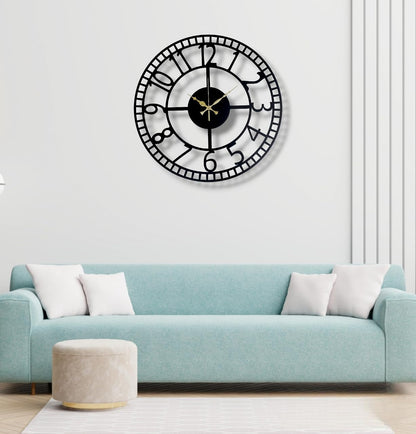 TickSmith – Openwork Wall Clock (18",20"24") INCH| Silent quartz| Customizable