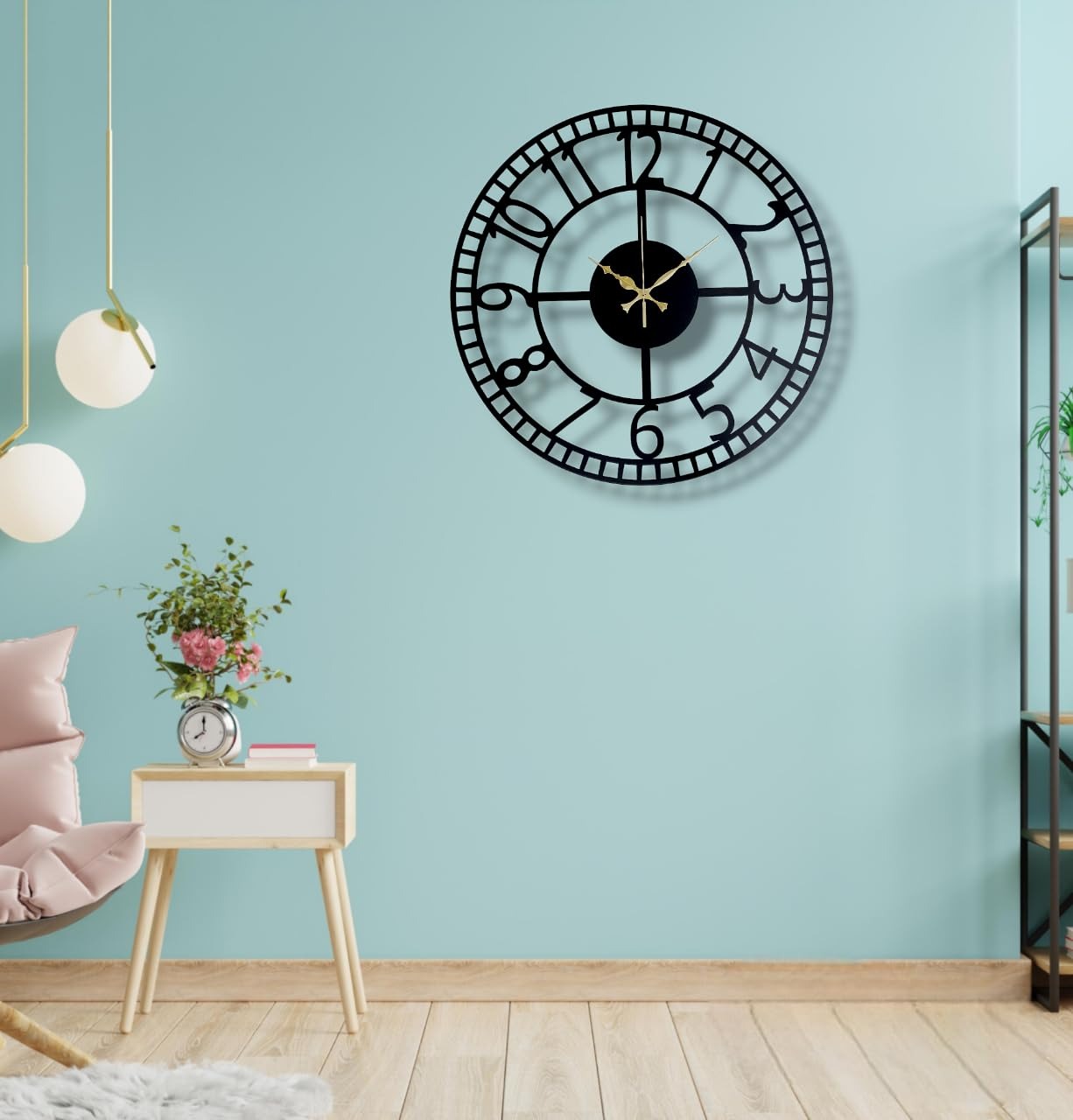 TickSmith – Openwork Wall Clock (18",20"24") INCH| Silent quartz| Customizable