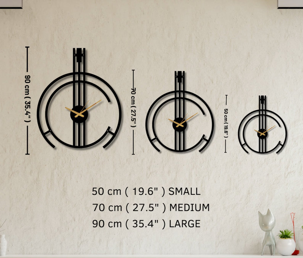 Minimalistic style Wall Clock (18"20"24") INCH| Silent quartz| Customizable