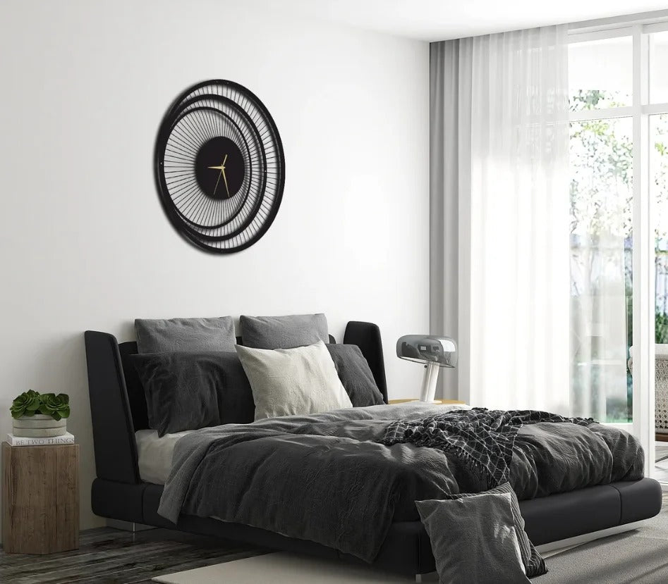 SpiralAura – Designer Wall Clock (18",20"24") INCH| Silent quartz| Customizable
