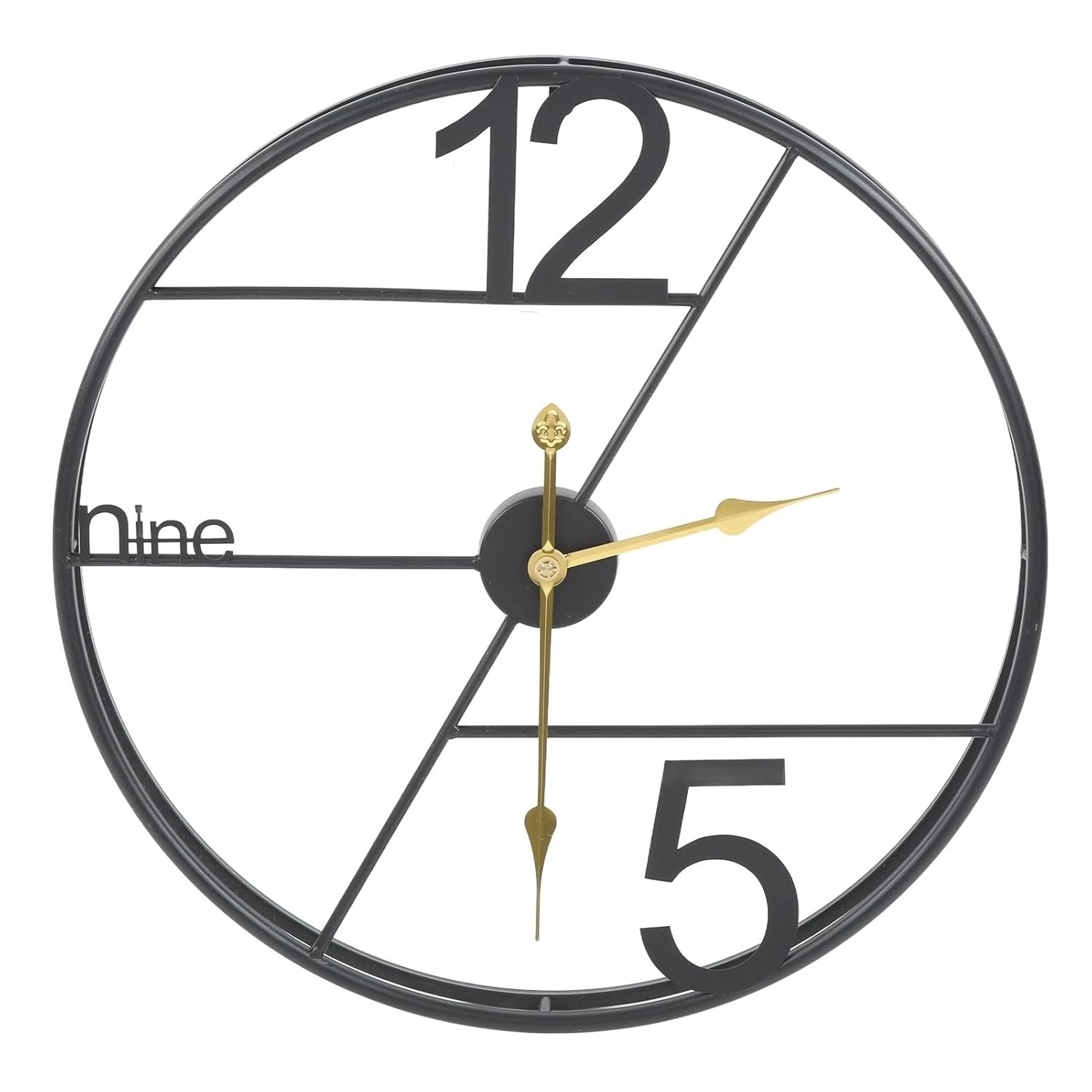 Three Point Dial – Modern Frame Clock (18",20"24") INCH| Silent quartz| Customizable