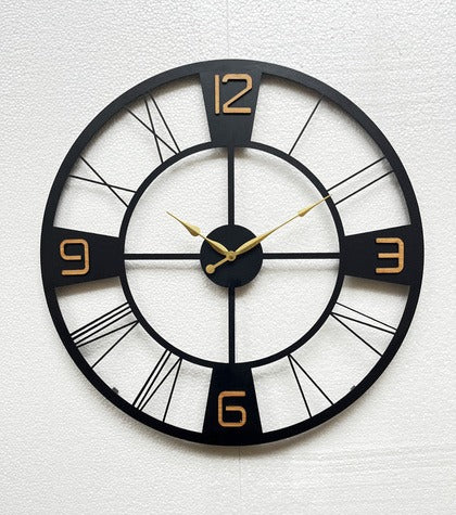 TwinEra – Dual Style Designer Clock(18",20"24") INCH| Silent quartz| Customizable
