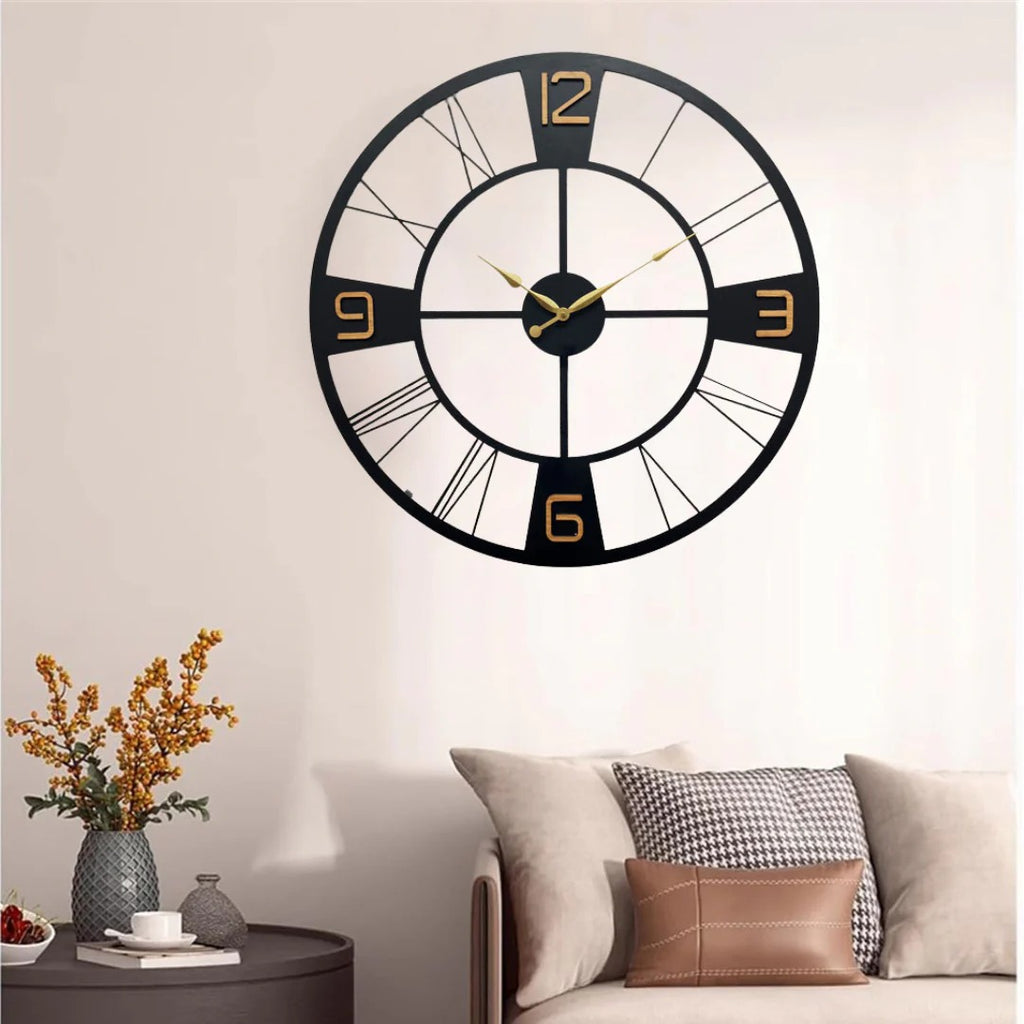 TwinEra – Dual Style Designer Clock(18",20"24") INCH| Silent quartz| Customizable