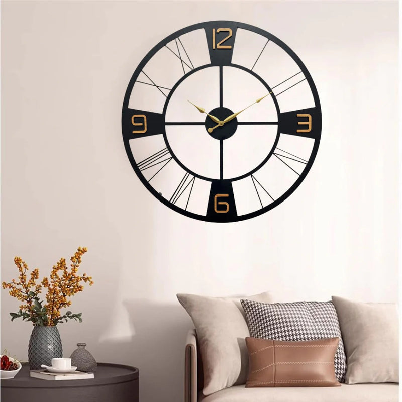 TwinEra – Dual Style Designer Clock(18",20"24") INCH| Silent quartz| Customizable