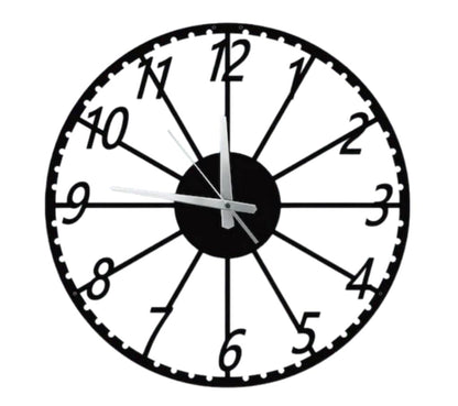 EdgeTick – Modern Metal Clock(18",20"24") INCH| Silent quartz| Customizable