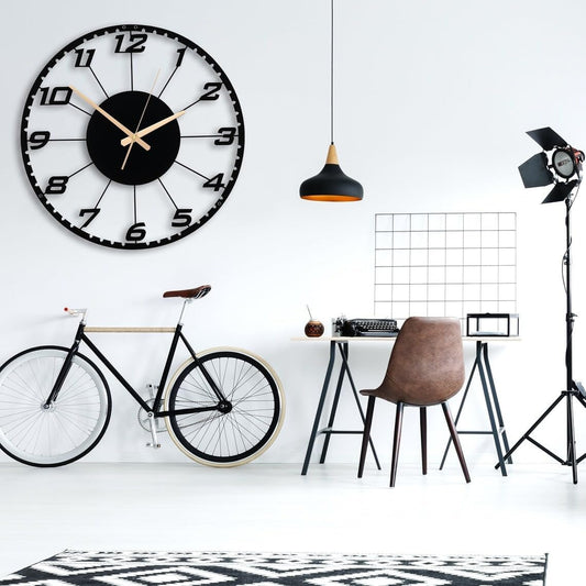 EdgeTick – Modern Metal Clock(18",20"24") INCH| Silent quartz| Customizable
