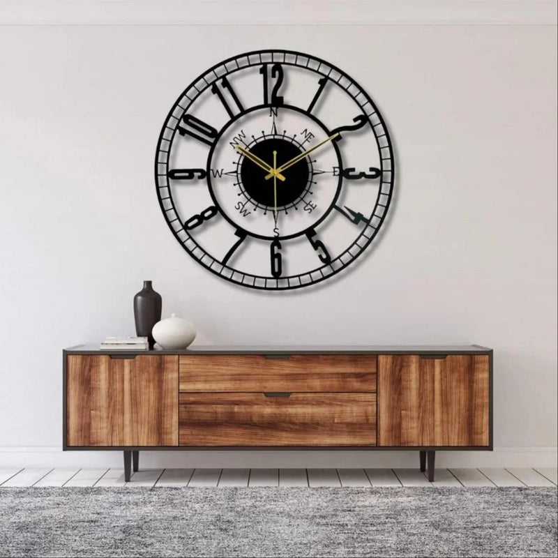 Nautical Wall Clock (18",20"24") INCH| Silent quartz| Customizable