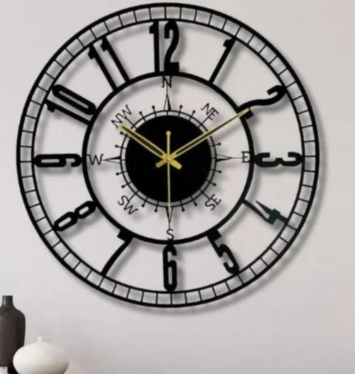 Nautical Wall Clock (18",20"24") INCH| Silent quartz| Customizable