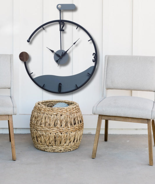 WaveDial – Modern Hanging Wall Clock (18",20"24") INCH| Silent quartz| Customizable
