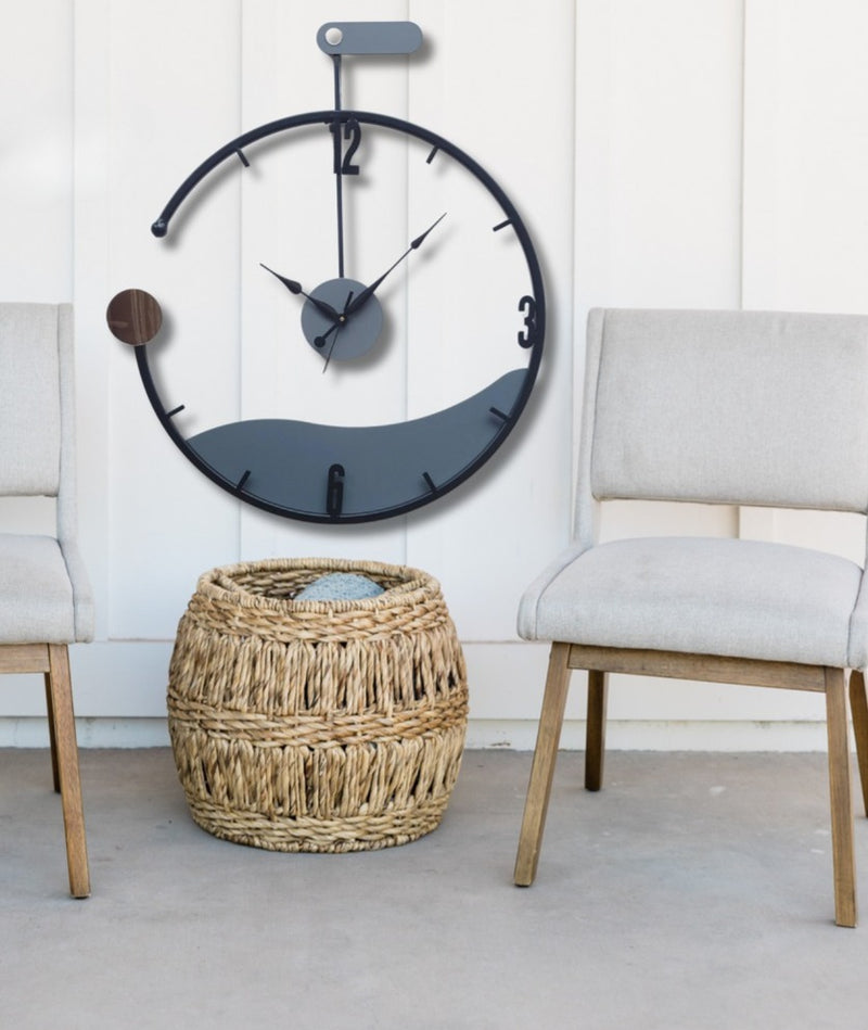 WaveDial – Modern Hanging Wall Clock (18",20"24") INCH| Silent quartz| Customizable