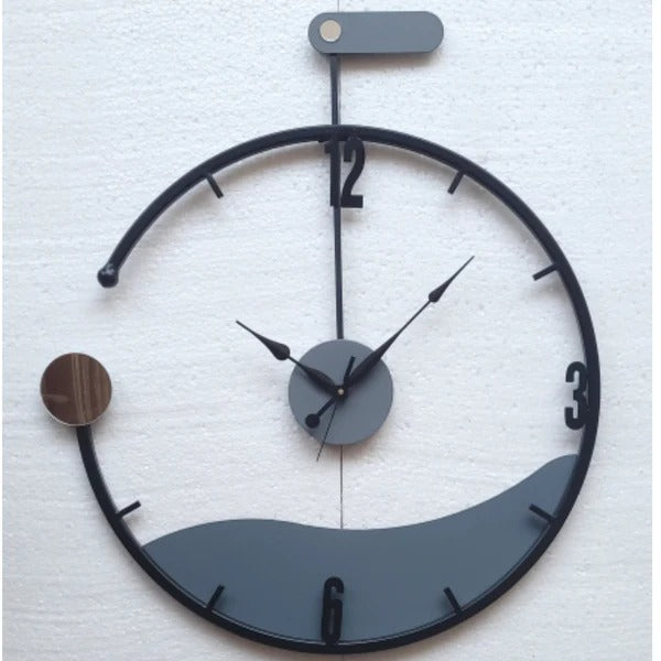 WaveDial – Modern Hanging Wall Clock (18",20"24") INCH| Silent quartz| Customizable