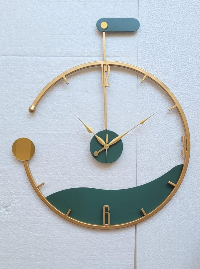 AquaLuxe – Premium Designer Wall Clock (18",20"24") INCH| Silent quartz| Customizable