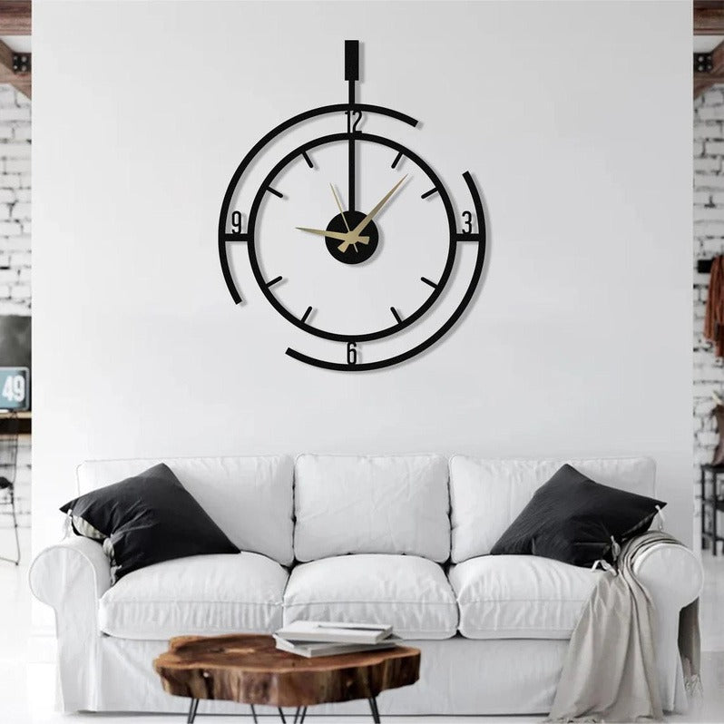 Round-Minimalist Style Wall Clock (18",20"24") INCH| Silent quartz| Customizable
