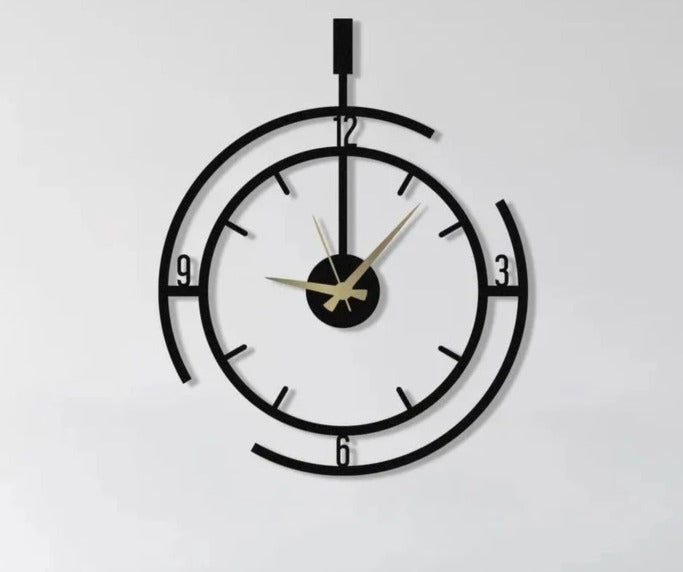 Round-Minimalist Style Wall Clock (18",20"24") INCH| Silent quartz| Customizable