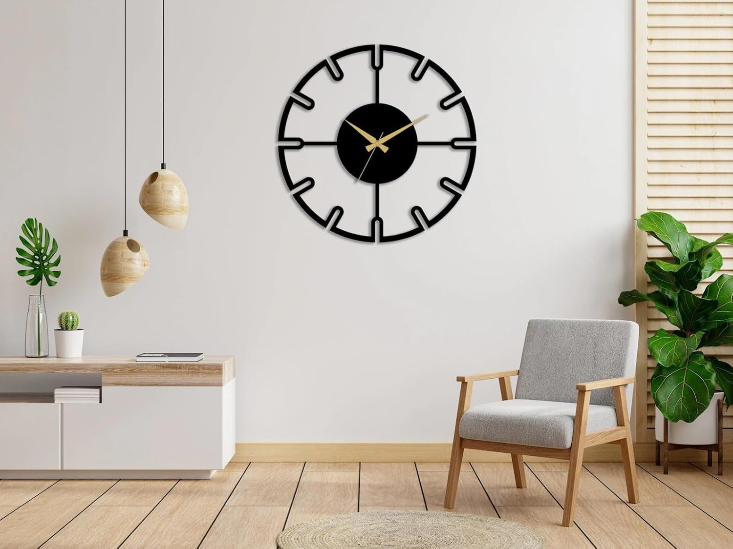 Stylist Wall Clock (18",20"24") INCH| Silent quartz| Customizable
