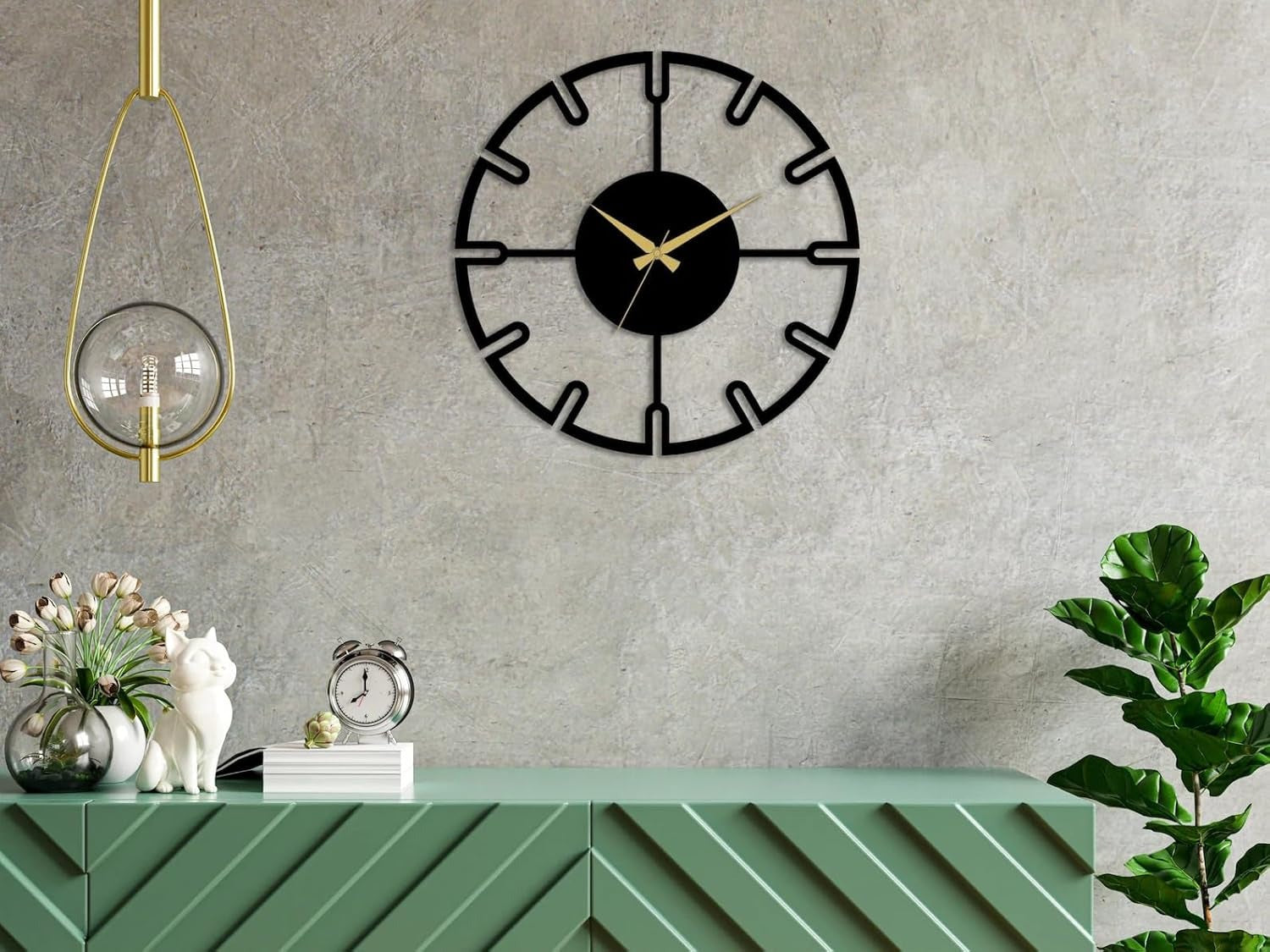 Stylist Wall Clock (18",20"24") INCH| Silent quartz| Customizable