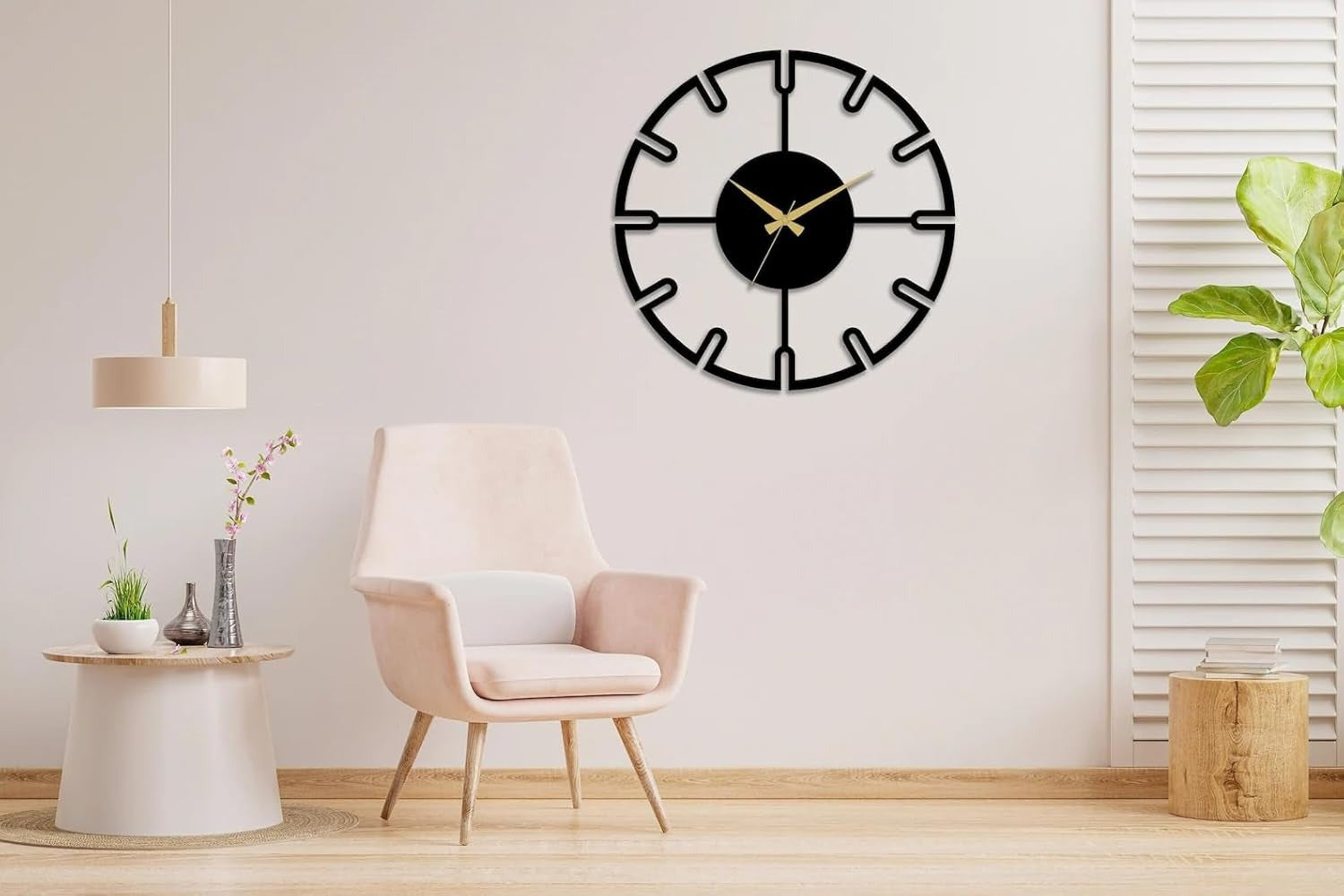 Stylist Wall Clock (18",20"24") INCH| Silent quartz| Customizable