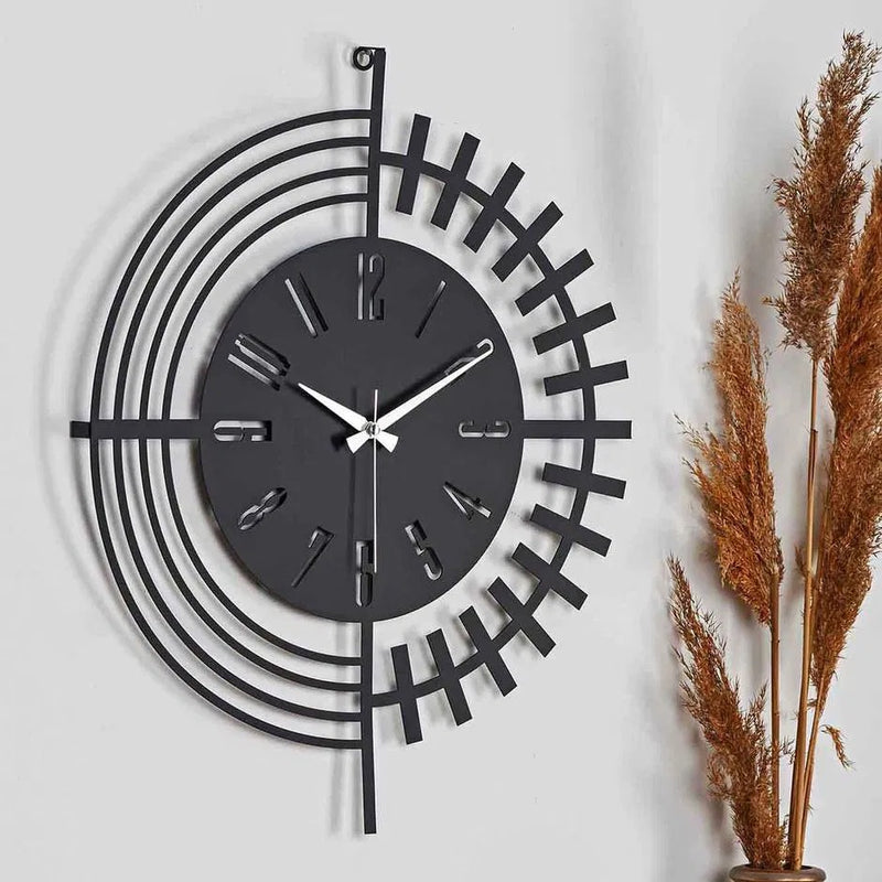 Modern Abstract Wall Clock (18",20"24") INCH| Silent quartz| Customizable