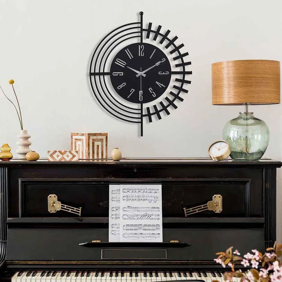 Modern Abstract Wall Clock (18",20"24") INCH| Silent quartz| Customizable