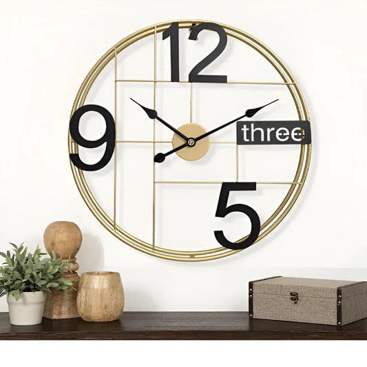 WordPlay  Designer Wall Clock (18",20"24") INCH| Silent quartz| Customizable