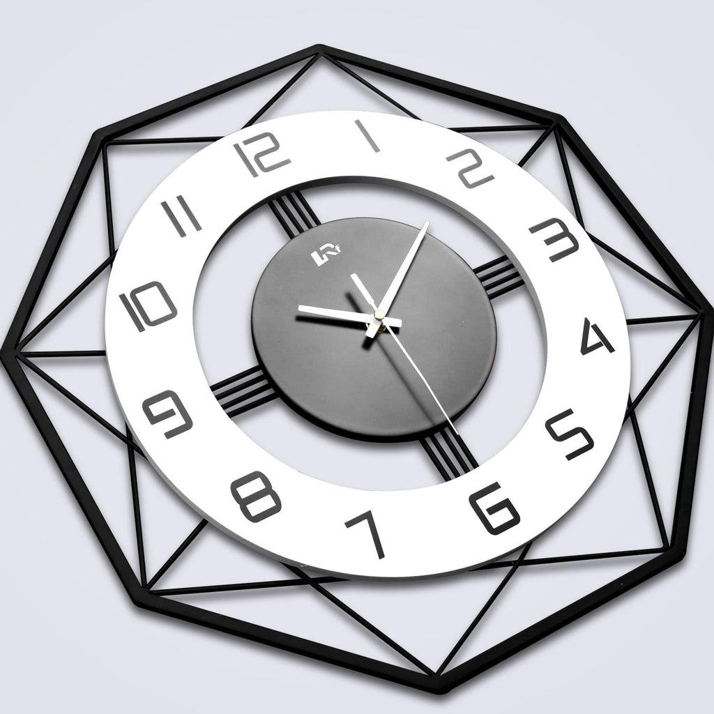 Modern Octagon Metal Clock: (18",20"24") INCH| Silent quartz| Customizable