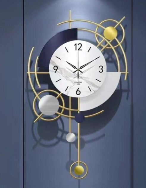Mordern Wall Art Clock | (65x38)cm