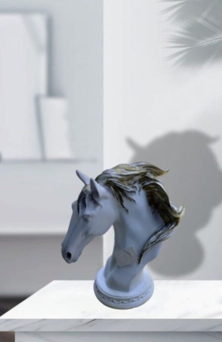 "Majestic Horse Head – Modern Table Decor"||20*12.5*26cm
