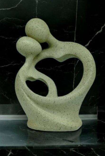 "Stone Textured Family Bond – Contemporary Decor Accent"||17cm