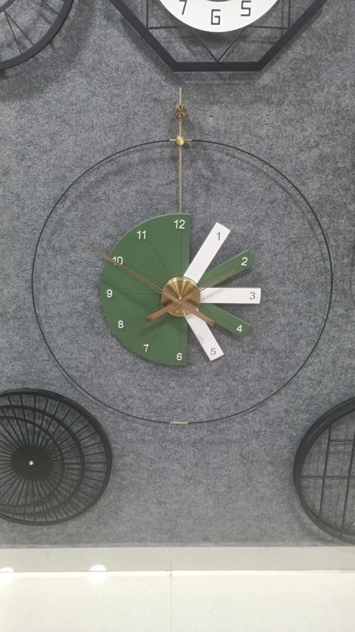 Eliot Time Art Clock Wall Art |(large size)| Silent quartz| Customizable