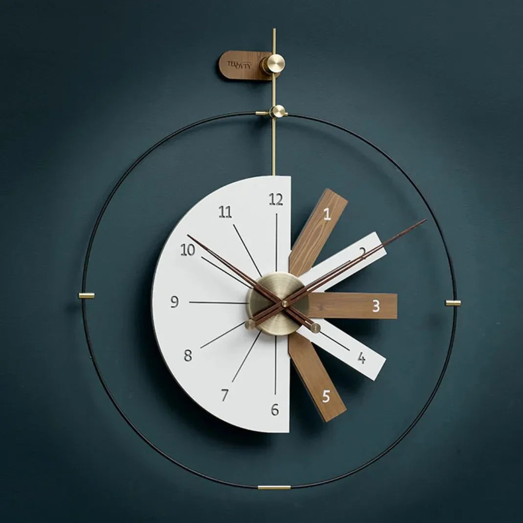 Eliot Time Art Clock Wall Art |(large size)| Silent quartz| Customizable
