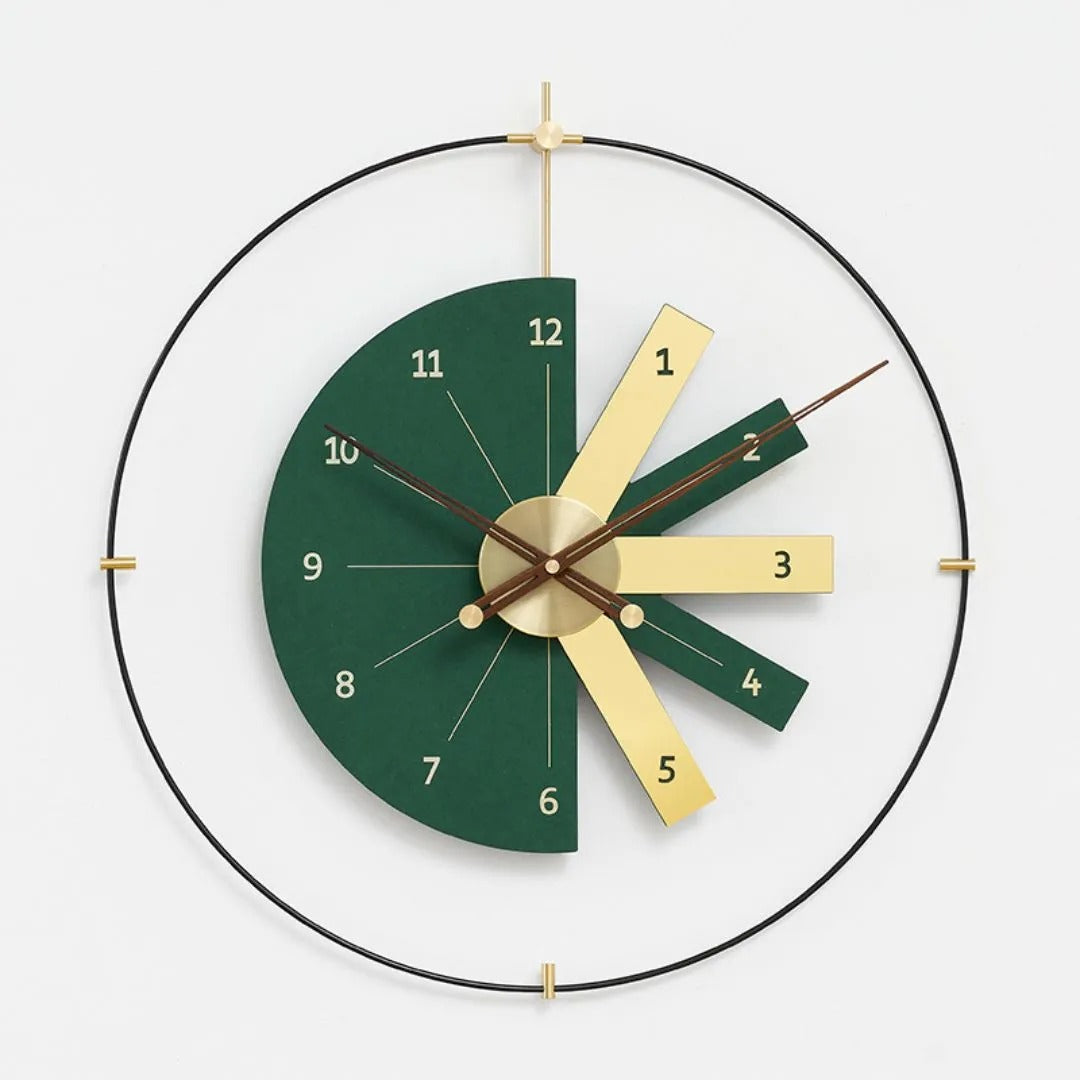 Eliot Time Art Clock Wall Art |(large size)| Silent quartz| Customizable